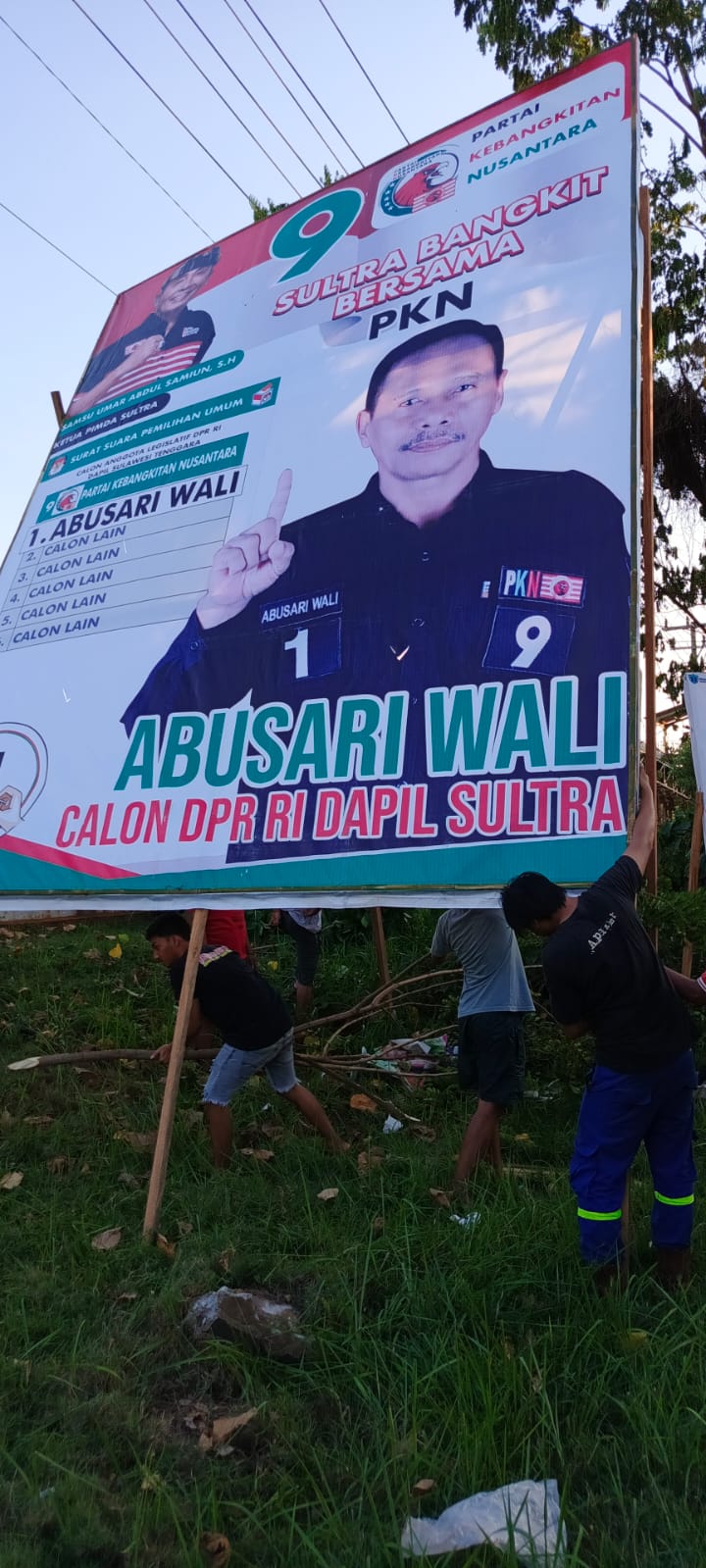 Perjuangan Abusari Wali sebagai Caleg DPR RI Nomor Urut 1 Dapil SuTra: Gotong Royong Kebersamaan di 17 Kabupaten Kota Sulawesi Tenggara